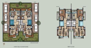 Floor Plan in 4 BHK Villa at Tungarli – for Sale