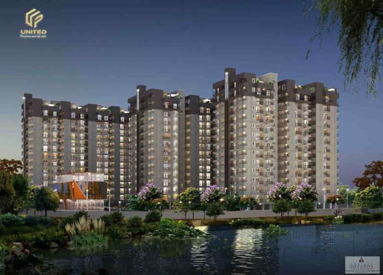 Exterior View, united-dreamcity 2 Bedroom 1195 Sq.Ft. Apartment In Huskur Bangalore 10444350
