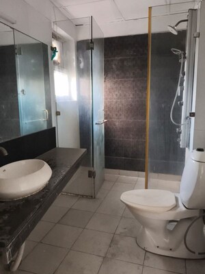 Bathroom in 1 BHK Apartment at Nimbus The Hyde park, Sector 78 – for Rent