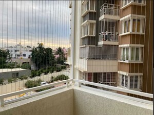Balcony in 2.5 BHK Apartment at Hoyasala Ace Phase 2, Sahakara Nagar – for Rent