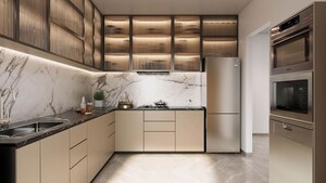 Kitchen in 1 RK Apartment at Kamgar Putala Vasahat – for Sale