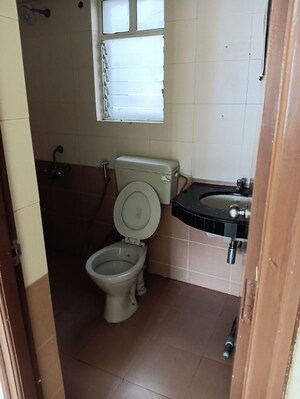 Bathroom in 2 BHK Apartment at Aditya Breeze Park, Balewadi – for Rent