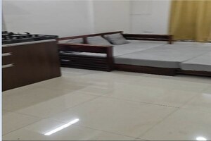 Living Room in 1 RK Apartment at Gera World of Joy, Kharadi – for Rent