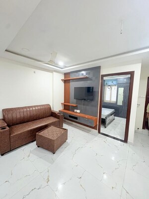 Living Room in 1 BHK Apartment at Aadyas Nest, Madhapur – for Rent