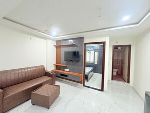Living Room in 1 BHK Apartment at Aadyas Nest, Madhapur – for Rent