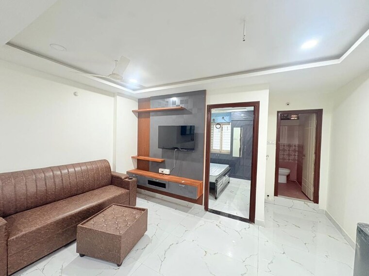 Living Room, aadyas-nest 1 Bedroom 6800 Sq.Ft. Apartment In Madhapur Hyderabad 10444517
