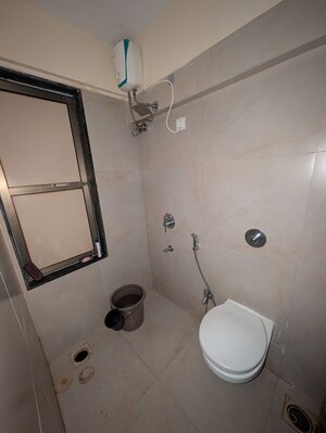 Bathroom in 1 BHK Apartment at Conwood Astoria, Goregaon East – for Rent