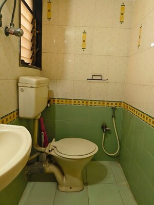 Bathroom in 1 BHK Apartment at Sandesh Nagar – for Rent
