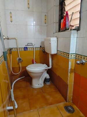 Bathroom in 1 BHK Apartment at Sandesh Nagar – for Rent