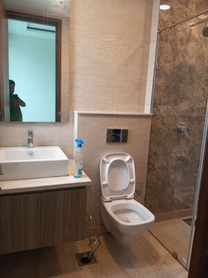Bathroom in 2 BHK Apartment at Ambience Creacions, Sector 22 – for Rent