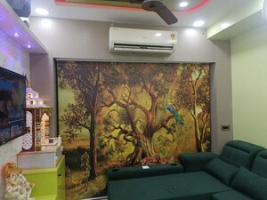 Bedroom in 1 BHK Apartment at Lodha Crown Quality Homes, Majiwada – for Rent