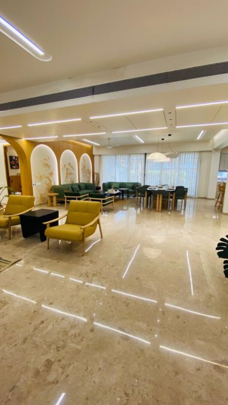Dining area, vihav-keystone-skyvillas 4 Bedroom 4180 Sq.Ft. Apartment In New Alkapuri Vadodara 10444727
