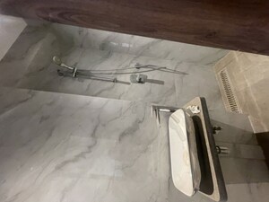 Bathroom in 3 BHK Apartment at Regency Terrace, Khar West – for Rent