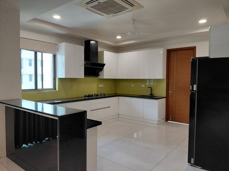 Kitchen, jayabheri-the-peaks 4 Bedroom 4400 Sq.Ft. Apartment In Narsingi Hyderabad 10444856