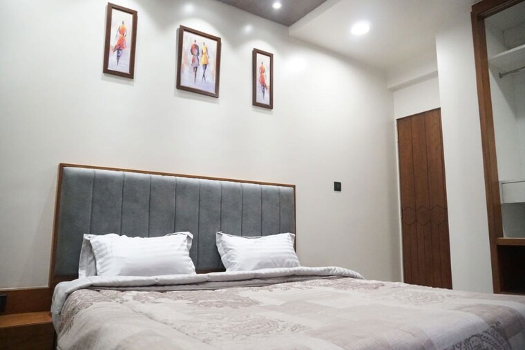 Bedroom, eshanti-elegance 3 Bedroom 1270 Sq.Ft. Apartment In Vasna Bhayli Road Vadodara 10435942