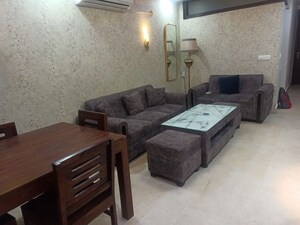 Living Room in 3 BHK Builder Floor at Gautam Nagar – for Rent