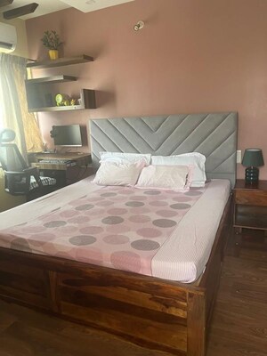 Bedroom in 2.5 BHK Apartment at Bhartiya Nikoo Homes Phase 2, Thanisandra Main Road – for Rent