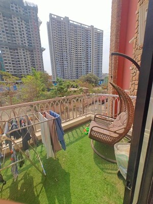 Balcony in 3 BHK Apartment at Welworth Purnam, Hinjewadi – for Rent