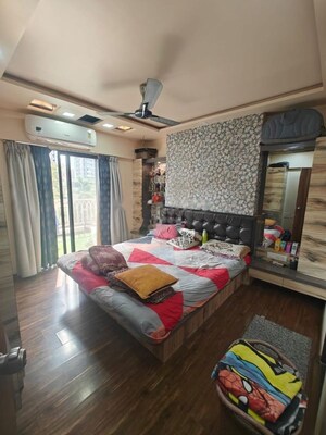 Bedroom in 3 BHK Apartment at Welworth Purnam, Hinjewadi – for Rent