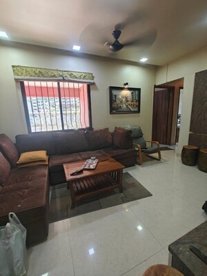 Living Room in 3 BHK Apartment at Welworth Purnam, Hinjewadi – for Rent