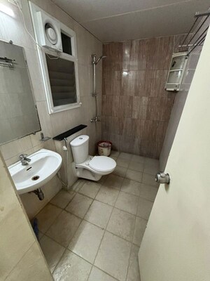 Bathroom in 2 BHK Apartment at Mantri Webcity, Hennur – for Rent