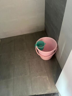 Bathroom in 3 BHK Apartment at Ellisbridge – for Rent