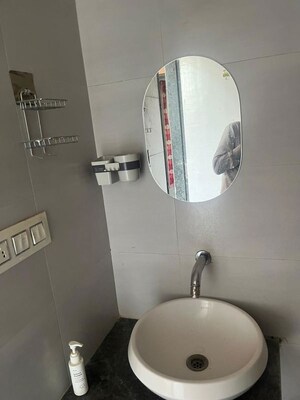 Bathroom in 3 BHK Apartment at Ellisbridge – for Rent