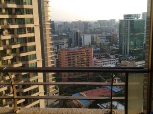 Balcony in 2.5 BHK Apartment at Oberoi Springs, Andheri West – for Rent