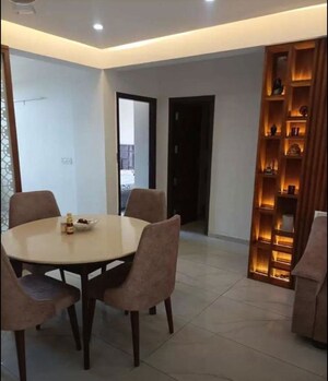 Dining area in 3 BHK Apartment at Riverdale Hazelwood Residences, High Ground – for Rent