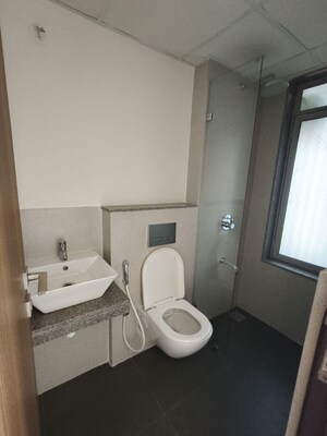 Bathroom in 4 BHK Apartment at Piramal  Vaikunth Cluster 4, Balkum Pada – for Rent