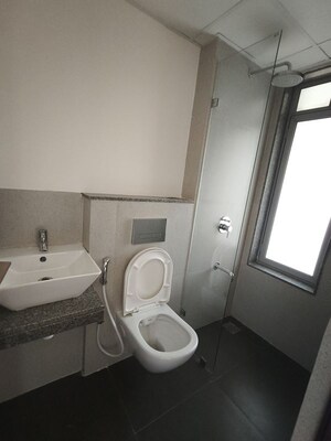 Bathroom in 4 BHK Apartment at Piramal  Vaikunth Cluster 4, Balkum Pada – for Rent