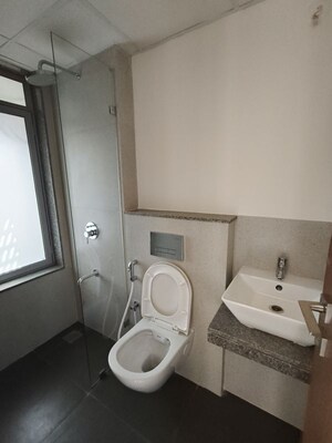 Bathroom in 4 BHK Apartment at Piramal  Vaikunth Cluster 4, Balkum Pada – for Rent