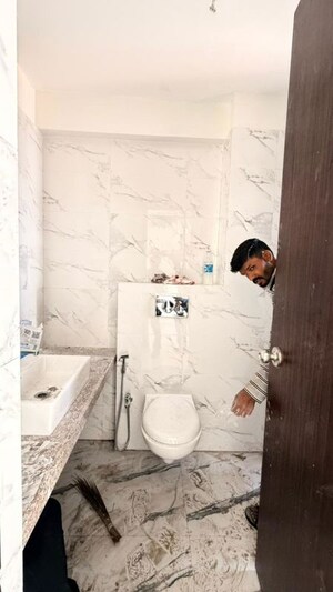 Bathroom in 3 BHK Apartment at Hubtown Rising City, Ghatkopar East – for Rent
