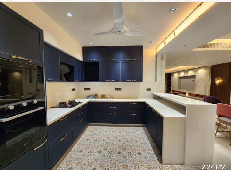 Kitchen, abw-la-lagune 4 Bedroom 4000 Sq.Ft. Apartment In Sector 54 Gurgaon 10445165