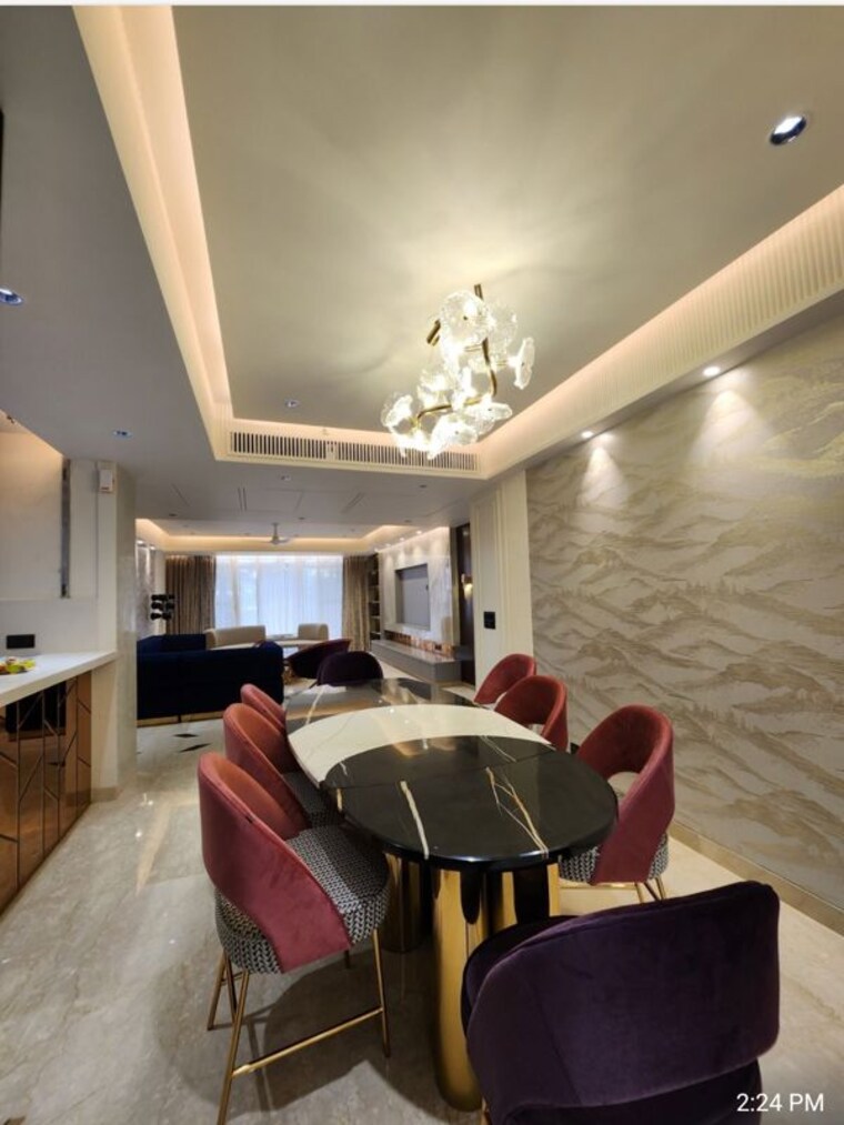 Living Room, abw-la-lagune 4 Bedroom 4000 Sq.Ft. Apartment In Sector 54 Gurgaon 10445165