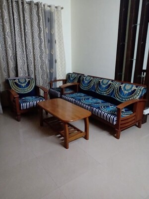 Living Room in 3 BHK Apartment at Provident Harmony, Thanisandra Main Road – for Rent
