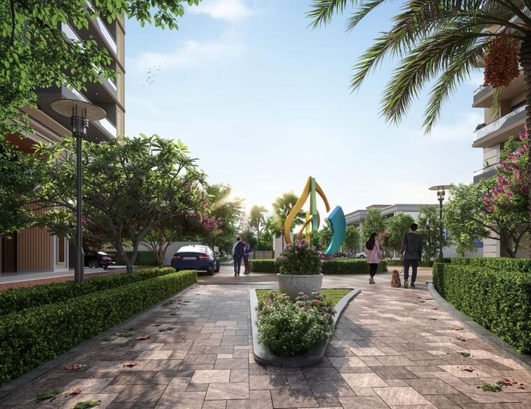 Garden, pavitra-luxury-residences 2 Bedroom 1200 Sq.Ft. Apartment In Patiala Road Zirakpur 10445171