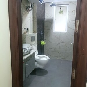 Bathroom in 3 BHK Apartment at Emaar Emerald Floors Premier, Sector 65 – for Rent
