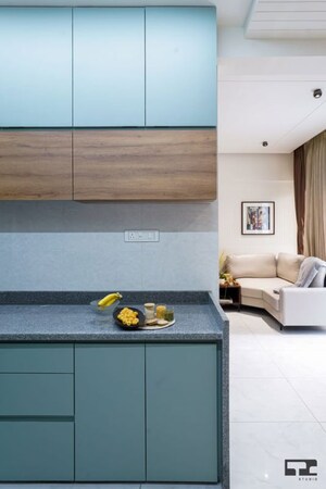 Kitchen in 3 BHK Apartment at Chandramauleshwar Nagar – for Sale