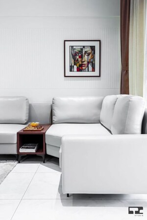 Living Room in 3 BHK Apartment at Chandramauleshwar Nagar – for Sale