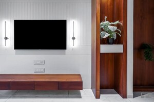 Tv Room in 3 BHK Apartment at Chandramauleshwar Nagar – for Sale