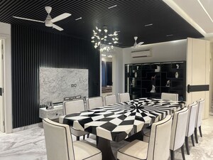 Dining Room in 4 BHK Builder Floor at Malibu Town – for Sale