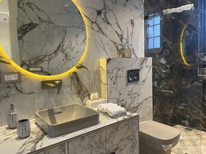 Bathroom in 4 BHK Builder Floor at Malibu Town – for Sale