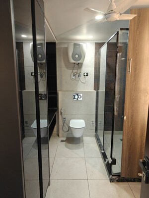 Bathroom in 5 BHK Builder Floor at Ashok Vihar – for Rent