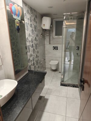Bathroom in 5 BHK Builder Floor at Ashok Vihar – for Rent