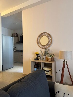 Living Room in 3 BHK Apartment at Bhartiya Nikoo Homes Phase 2, Thanisandra Main Road – for Rent