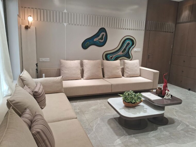Living Room, darshanam-spinel-stone 3 Bedroom 1320 Sq.Ft. Apartment In Gotri Vadodara 10445322