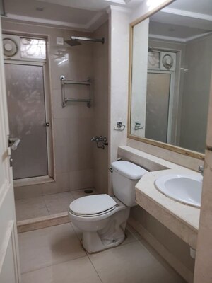 Bathroom in 1 BHK Apartment at JVM Tiara, Thane West – for Rent