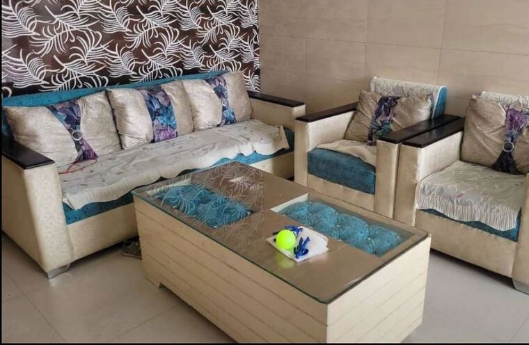 Living Room, mona-townships-greens-2 2 Bedroom 1250 Sq.Ft. Apartment In Ghazipur Zirakpur 10445431
