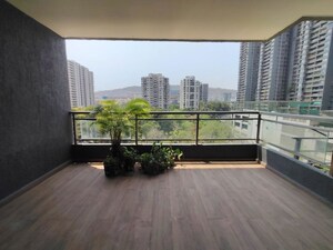 Balcony in 4 BHK Apartment at The Wadhwa The Address Vista, Ghatkopar West – for Rent